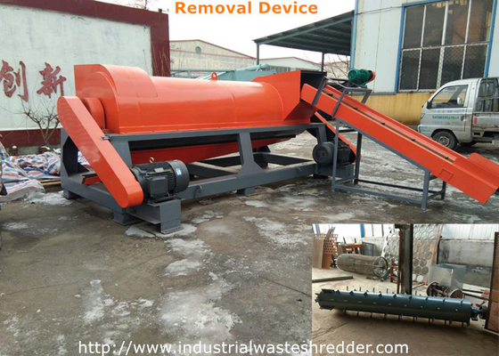 Agricultural Films Dirty Ground Films Plastic Waste Shredder With Sand Soil Removal