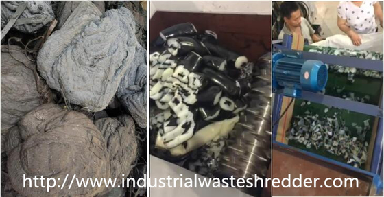 ভালো দাম হার্ড / মোটা প্লাস্টিকের একক শ্যাফ্ট শ্রেডার হাইড্রলিক পুশিং কাস্টমাইজযোগ্য ক্ষমতা অনলাইন
