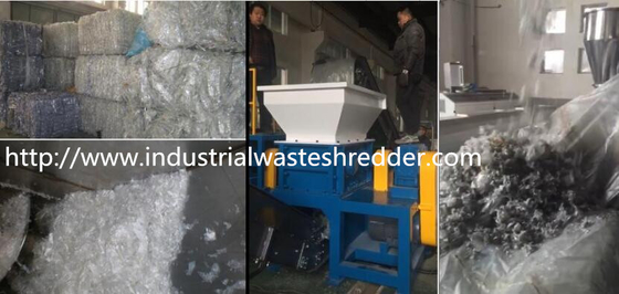 ভালো দাম স্ক্র্যাপ পিই / পিপি ফিল্ম ডাবল শ্যাফট শেড্ডার উচ্চ টর্ক কৃষিক্ষেত্রের জন্য অনলাইন