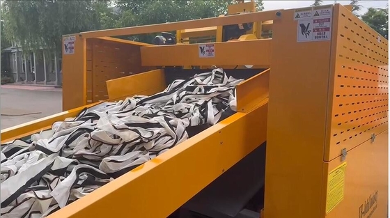 ভালো দাম উচ্চ দক্ষতা ফ্যাব্রিক টেক্সটাইল স্ক্র্যাপ Shredder কাটিং মেশিন জন্য Rags শেষ আকার নিয়মিত অনলাইন