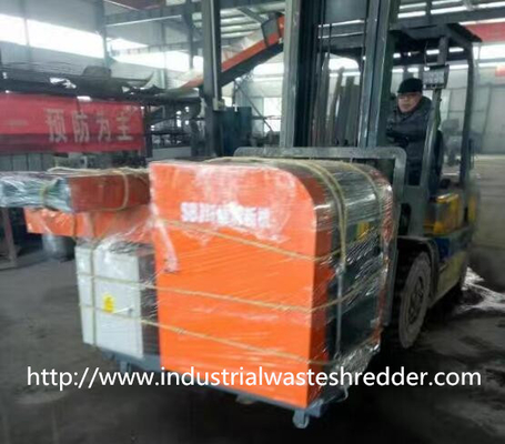 ভালো দাম নরম ধরণের সামগ্রীর জন্য জাম্বো ব্যাগ স্ক্র্যাপ প্লাস্টিক ফিল্ম শ্রেডার ডাবল শ্যাফ্ট অনলাইন