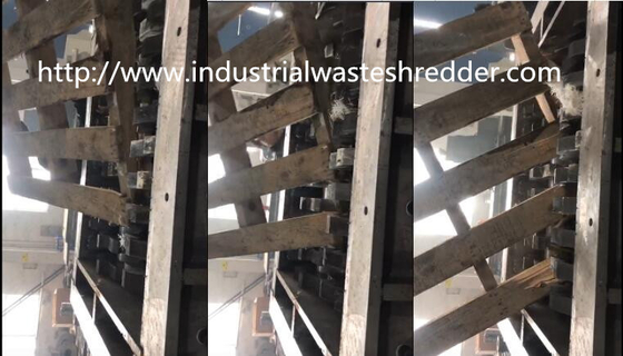 ভালো দাম বর্জ্য প্যালেট ফোর শ্যাফ্ট শ্রেডার পরিধান প্রতিরোধের স্থিতিশীল কাজ করার বৃহত ক্ষমতা অনলাইন
