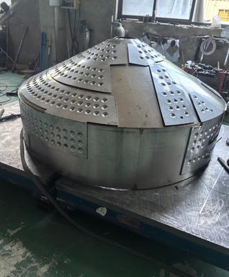 316L 304 স্টেইনলেস স্টীল শীট মেটাল ফ্যাব্রিকেশন মেডিকেল রিঅ্যাক্টর সরঞ্জাম শেল কাস্টম প্রক্রিয়াকরণ
